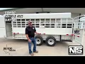 This 2025 Big Bend 18 Livestock Gooseneck Trailer is built tough and ready to work