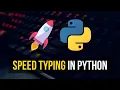 Speed Typing Test in Python