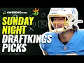 DraftKings NFL DFS Sunday Night Football Week 18 Showdown Picks Chargers vs Raiders Tonight