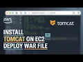 Master Tomcat Install with Yum Configure Users and Deploy WAR on EC2