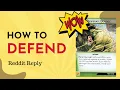 How Does Defense Work - Reddit Reply