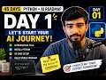 Day 1 Python AI Course for Beginners Introduction to AI Install Python VS Code 2026