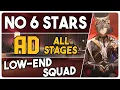 Lagu All AD Stages | AD-1 to AD-8 | Low End Squad |【Arknights - アークナイツ】
