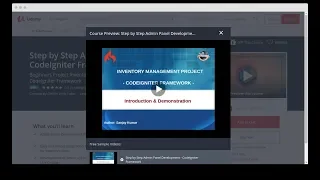 Udemy Course - Inventory System Admin Development In CodeIgniter Framework Demonstration