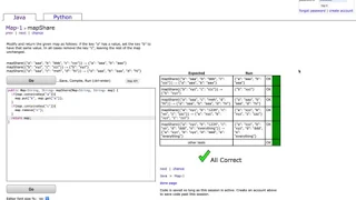 Map-1 mapShare Java Tutorial Codingbat com