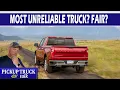 Consumer Reports 2021 Least Reliable Trucks - GM Dominates