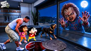 Franklin Hides From Chucky! ๐ฑ๐ช | GTA 5 Tamil Mods