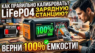 Как правильно КАЛИБРОВАТЬ зарядную станцию LiFePO4? Сделай это, чтобы вернуть 100% емкости!