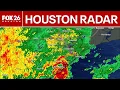 LIVE Houston weather radar May 20 2026 no sound