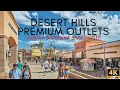 Cabazon Desert Hills Premium Outlets Full Walking Tour 4K U