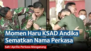 Download Momen Haru Jenderal Andika Sematkan Nama Aprilio Perkasa Manganang MP3