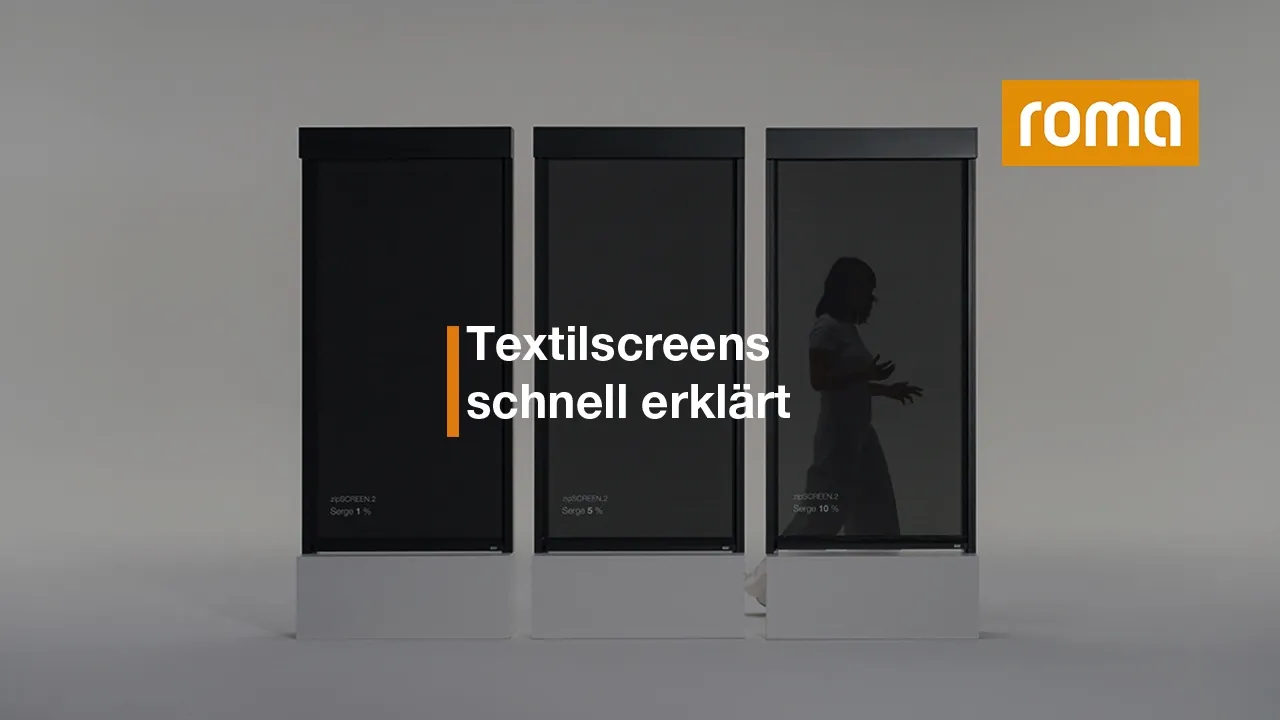 ROMA KG — zipSCREEN.2 — Blinds with adjustable visibility (YouTube video ad)