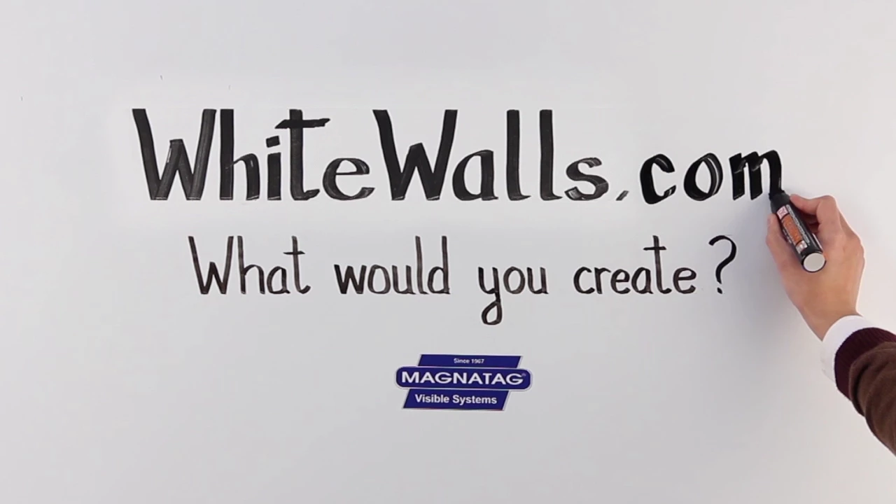 magnatag — Magnatag WhiteWalls.com — What Would You Create? (YouTube video ad)