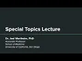 PRISM High School Summer Research Program 2025 - Special Topic Lecture Dr Joel Wertheim P