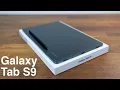 Samsung Galaxy Tab S9 Unboxing with Book Cover Keyboard