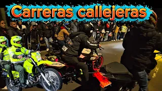 Me INFILTRE en las CARRERAS CALLEJERAS de Bogotá 🇨🇴 nos calló la policía 😱