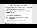 Python 6 1 part 2 - Introduction to File Input and Output read write append