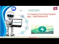 Creating Your First FastAPI App 1 3 - Hello World API