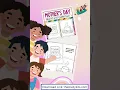 Mother s Day Breakfast in Bed Coloring Pages for Kids