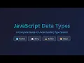 JavaScript Data Types Explained Primitive vs Reference Type Coercion More