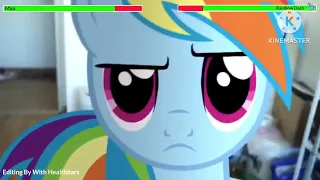 My Little Pony in Real Life Rainbow Dash s Precious Book With Healthbars 4th of July Special