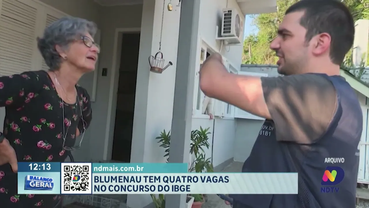 Blumenau tem quatro vagas no concurso do IBGE