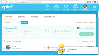 How to Create Student Profiles in Epic