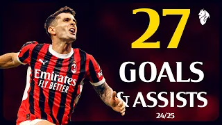 christian pulisic goal u0026 assist collection 2024 25