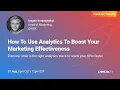 How To Use Analytics To Boost Your Marketing ROI