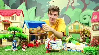 Une alarme dans le jardin d’enfants. Jouer, se laver et manger sainement