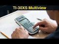 Calculator Tutorial - Intro to the TI-30XS Multiview