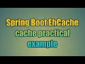 95 Spring Boot EhCache cache example