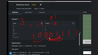 Maximum Score MAXSCORE7 Codechef STARTERS 113 Full Solution