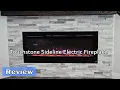 Touchstone Sideline 36 Inch Smart Electric Fireplace Review