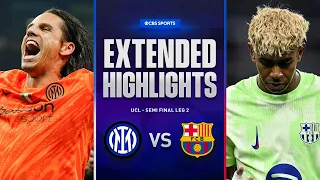 Inter vs. Barcelona: Extended Highlights | UCL Semi-final Leg 2 | CBS Sports Golazo