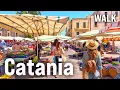Catania, SICILY 4K City Walk | ITALY Walking Tour with Captions [4K/60fps]