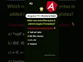 Angular 17 Mastery Quiz Which new control flow syntax is added in Angular 17 templates