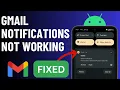 Download Lagu [FIXED] Gmail Notifications Not Working on Android (2025)