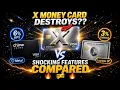 X Money Premium Card Features Compared to Chime Prime and American Express Platinum