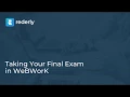 Taking Your Final Exam in WeBWorK