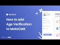 How to add Age Verification to MotoCMS