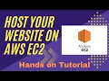 How to host static website on AWS EC2 Hands on Demo Host website on EC2 in 8 mins