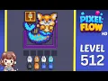 Pixel Flow Level 512 Solution Walkthrough