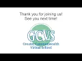 GCVS vs Clifton High School RocketLeague