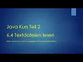 Java Teil 2 6 4 Textdateien lesen