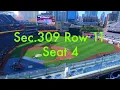Petco Park view from my seat concert
