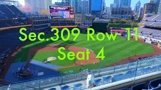 Petco Park view from my seat concert