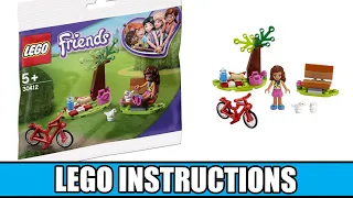 LEGO Instructions: How To Build LEGO Park Picnic - 30412 (LEGO FRIENDS)