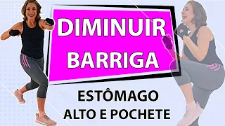 BARRIGA E POCHETE? Faça Estes Abdominais em Pé em Casa! Vídeo 886a