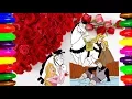 Coloring Pages Book Princess Aurora for Kids Girls I Dresses up with a pretty bow I Lucky Colors